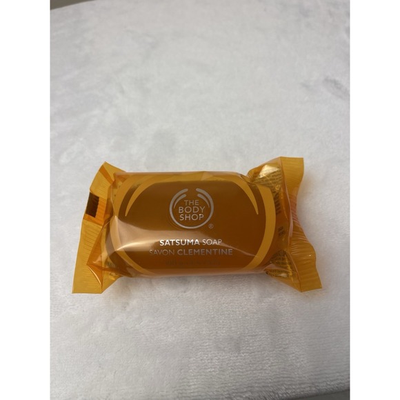 The Body Shop Other - The Body Shop Satsuma Soap Savon 3.5 Oz NEW SEALED Clementine 100g